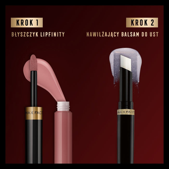 Max Factor Lipfinity Lip Colour dwufazowa pomadka w płynie o długotrwałym efekcie 015 Ethereal