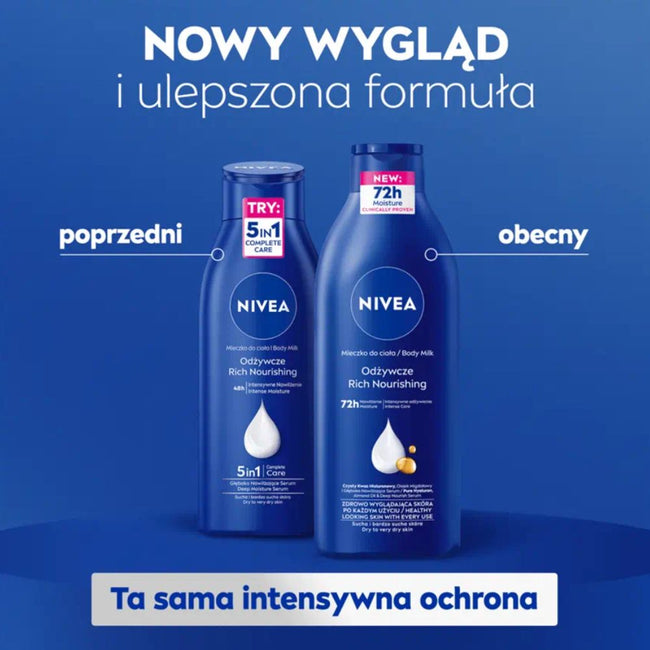 Nivea Odżywcze mleczko do ciała 400ml