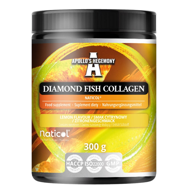 Apollo's Hegemony Diamond Fish Collagen suplement diety w proszku cytryna 300g