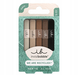 Invisibobble Hair Tie gumki do włosów Mocha 5szt.