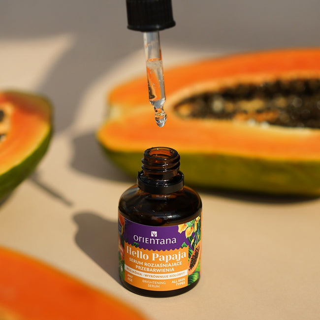 ORIENTANA Hello Papaja serum rozjaśniające przebarwienia Witamina C i Kwas traneksamowy 30ml