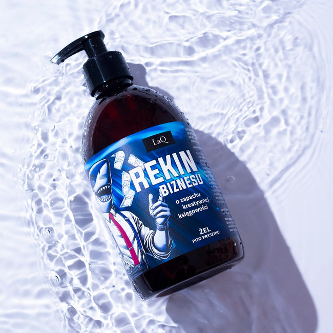 LaQ Żel pod prysznic dla mężczyzn 8w1 Rekin Biznesu Premium 500ml