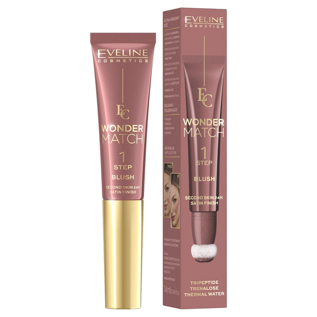 Eveline Cosmetics Wonder Match ultra-kremowy róż do twarzy