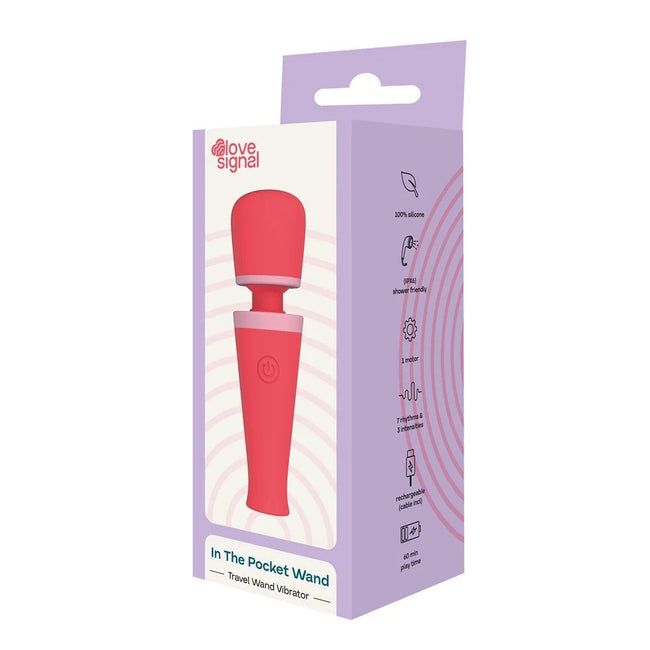 Dream Toys Love Signal In The Pocket Wand masażer różdżka Pink