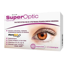SuperOptic SuperOptic suplement diety ze składnikami wspierającymi prawidłowe widzenie 60 kapsułek
