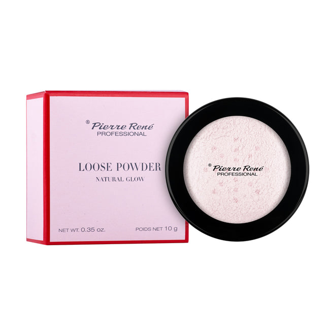 Pierre Rene Natural Glow Loose Powder sypki puder do twarzy