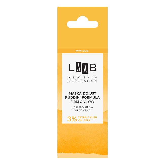 AA LAAB Tetra-C Yuzu maska do ust puddin' formula Firm & Glow 15g