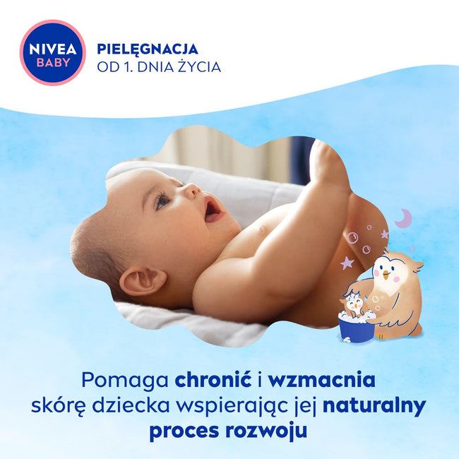 Nivea Baby żel 2w1 do mycia ciała i włosów na dobranoc 200ml