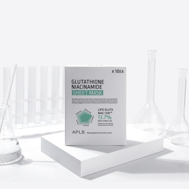 APLB Glutathione Niacinamide Sheet Mask rozjaśniająca maska w płachcie 25ml