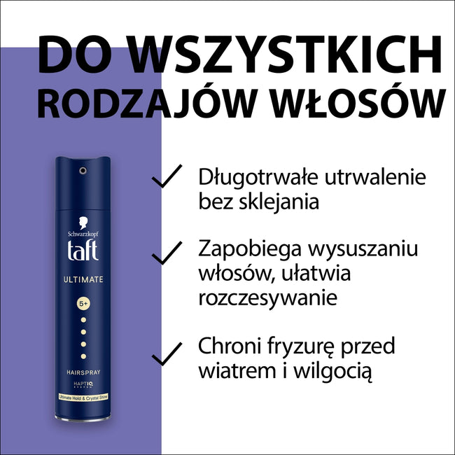 Taft Ultimate lakier do włosów 250ml