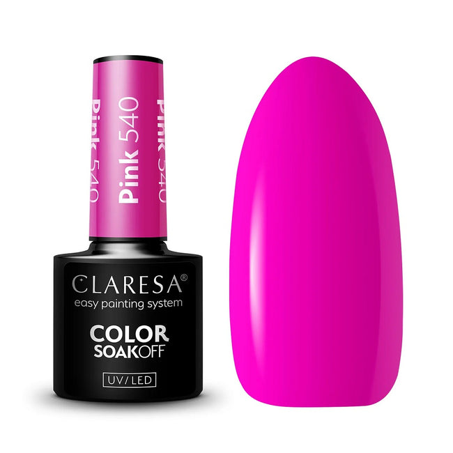 Claresa Color Soak Off UV/LED Pink lakier hybrydowy