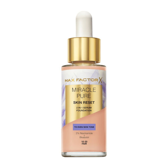 Max Factor Miracle Pure 2w1 Skin Reset pielęgnujący podkład z serum o wegańskiej formule