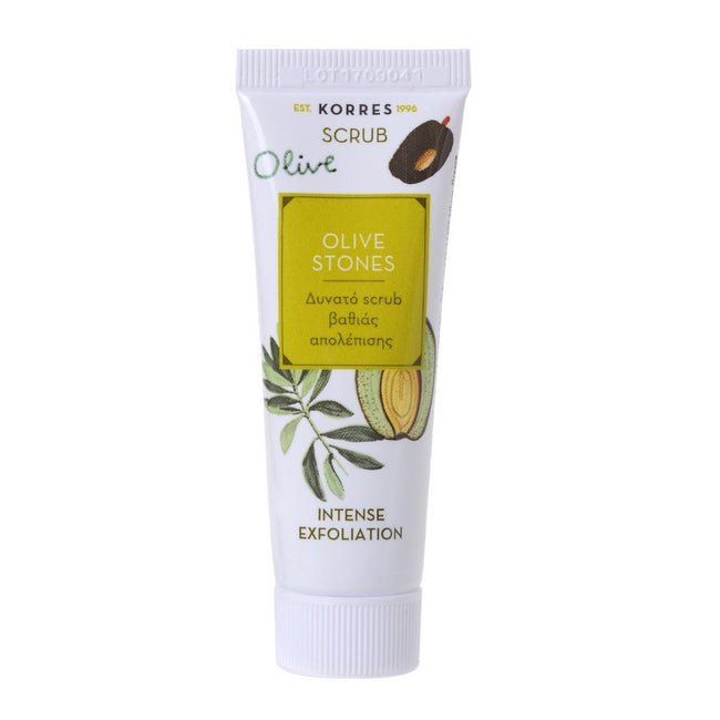 Korres Olive Stones Intense Exfoliation Scrub oczyszczający peeling do twarzy 18ml