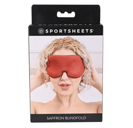 Sportsheets Saffron Blindfold opaska na oczy Red