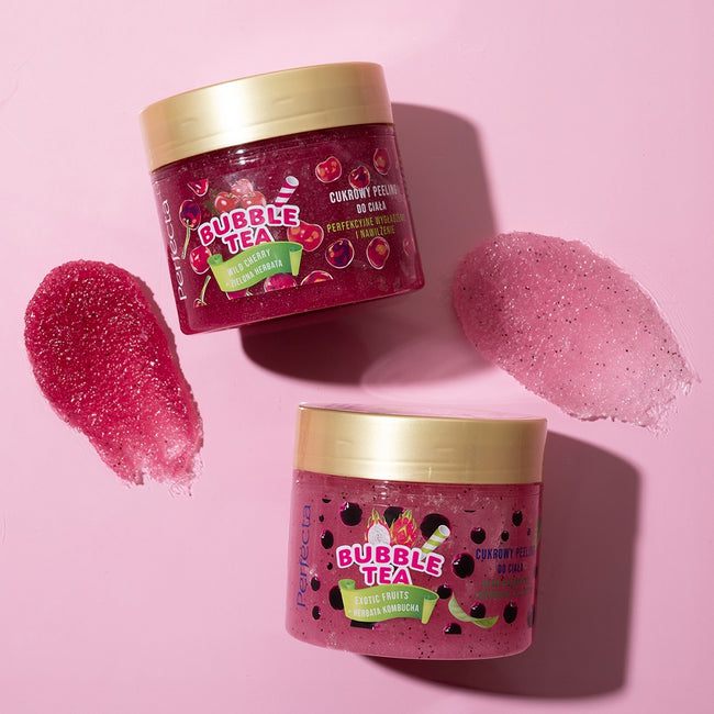 Perfecta Bubble Tea cukrowy peeling do ciała Exotic Fruits 300g
