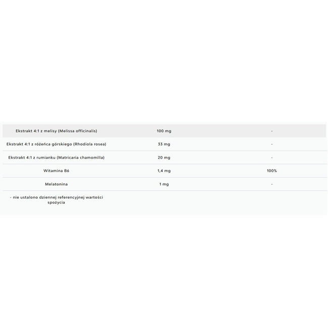 TuliSen TuliSen suplement diety z melatoniną wspomagający zdrowy sen 30 kapsułek