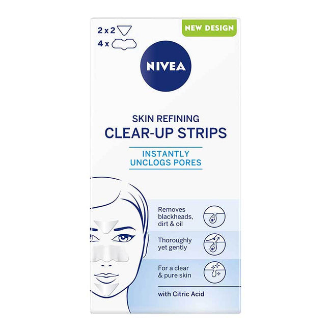 Nivea Skin Refining Clear-Up Strips plastry oczyszczające przeciw zaskórnikom 6szt
