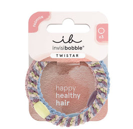 Invisibobble Twistar gumki do włosów plecione Lavender Braids 3szt.