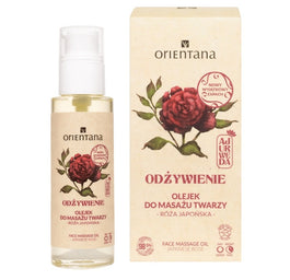 ORIENTANA Odżywienie olejek do masażu twarzy Róża Japońska 30ml