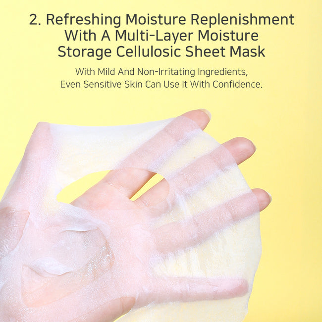 APLB Retinol Vitamin C Vitamin E Sheet Mask rozświetlająca maska w płachcie 25ml