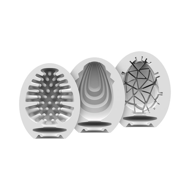 Satisfyer Masturbator Eggs zestaw jajek do masturbacji Naughty + Savage + Crunchy
