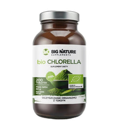 Big Nature Bio Chlorella suplement diety 200 tabletek