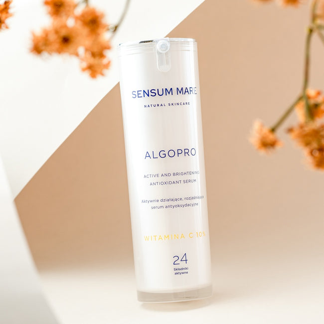 Sensum Mare Algopro aktywnie działające rozjaśniające serum antyoksydacyjne z 10% witaminą C 30ml