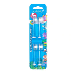 Brush-Baby KidzSonic & WildOnes końcówki do szczoteczki sonicznej 6+ 4szt.