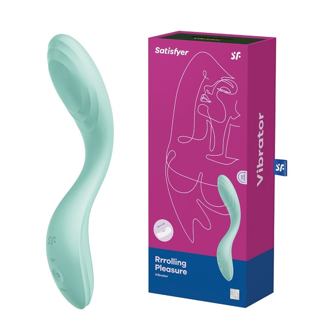 Satisfyer Rrrolling Pleasure wibrator do stymulacji punktu G Mint