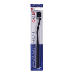 Swissdent Profi Colours Soft Medium szczoteczka do zębów Czarna 1szt