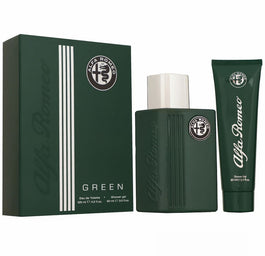 Alfa Romeo Green zestaw woda toaletowa spray 125ml + żel pod prysznic 90ml
