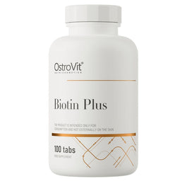 OstroVit Biotin Plus biotyna suplement diety 100 tabletek