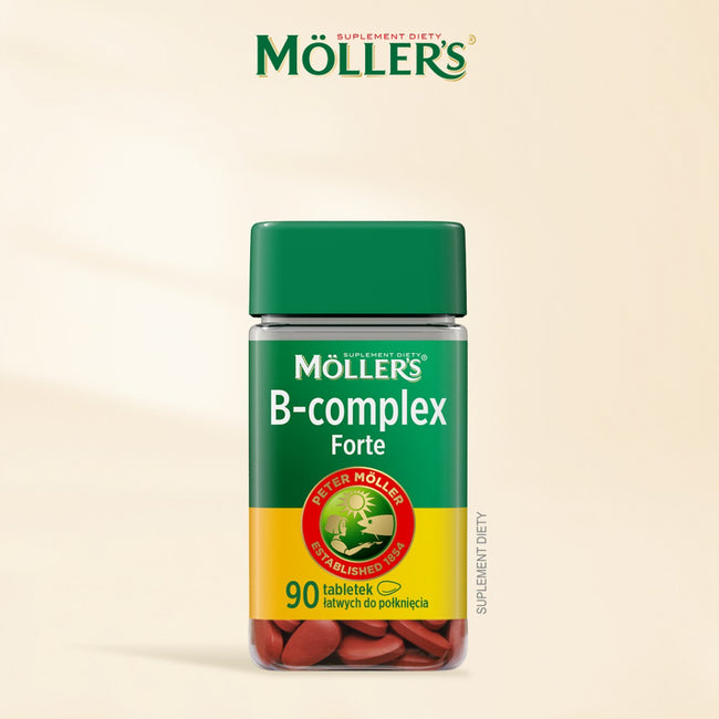 Möller's B-complex Forte suplement diety 90 tabletek