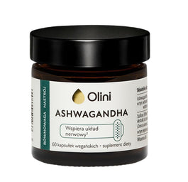 Olini Ashwagandha suplement diety 60 kapsułek wegańskich