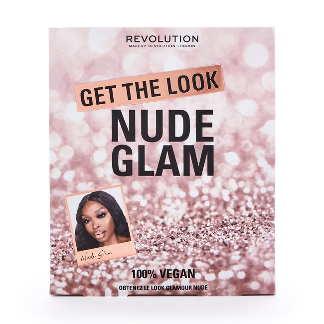 Makeup Revolution Get The Look: Metallic Glam Makeup Set zestaw produktów do makijażu