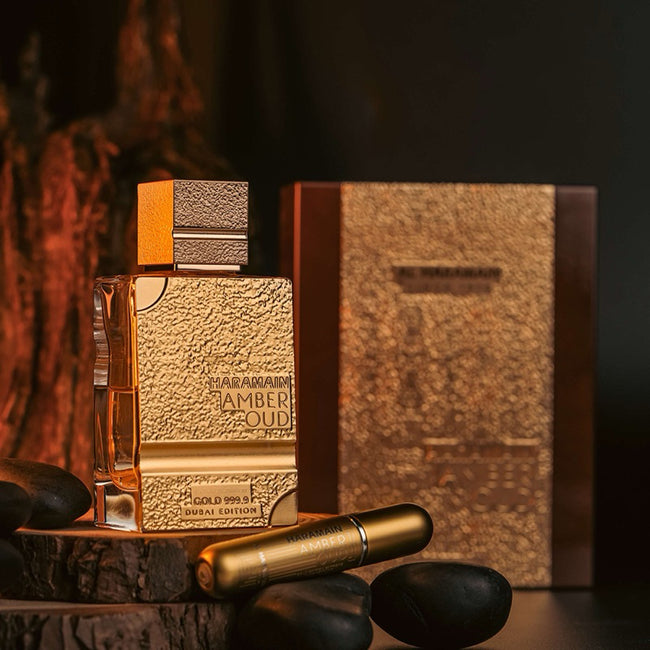 Al Haramain Amber Oud Gold 999.9 Dubai Edition ekstrakt perfum spray