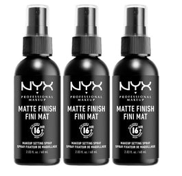 NYX Professional MakeUp Matte Setting Spray Trio zestaw utrwalaczy do makijażu 3x60ml