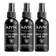NYX Professional MakeUp Matte Setting Spray Trio zestaw utrwalaczy do makijażu 3x60ml