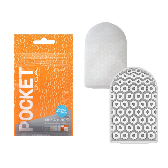 TENGA Pocket Hexa-Brick jednorazowy masturbator 004