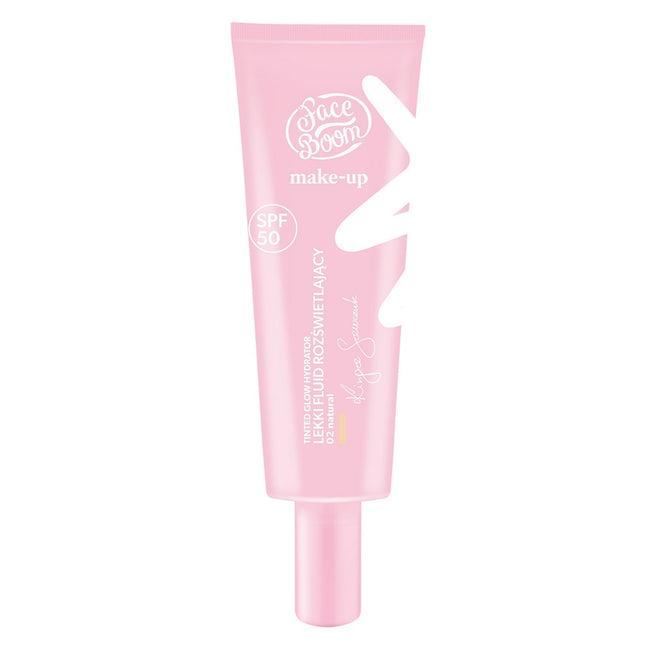 Face Boom Tinted Glow Hydrator lekki fluid rozświetlający