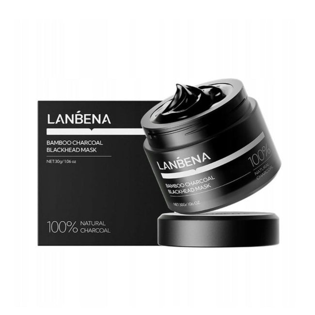 Lanbena Bamboo Charcoal 2.0 maska peel-off na nos z aktywnym węglem bambusowym 30g