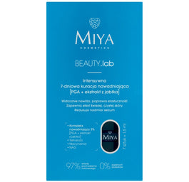 Miya Cosmetics BEAUTY.lab intensywna 7-dniowa kuracja nawadniająca [PGA + ekstrakt z jabłka] 7x1.5ml