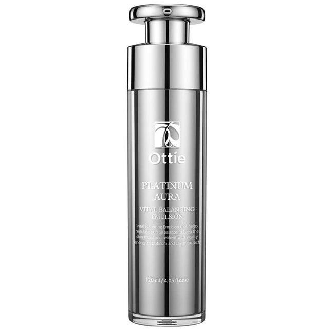 Ottie Platinum Aura przeciwstarzeniowa emulsja do twarzy z platyną 120ml