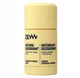 Zew For Men Naturalny dezodorant w sztyfcie cyprysik japoński i bergamotka 80g