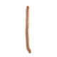 Blush Dr. Skin+  Posable Double Dong dwustronne realistyczne dildo Beige 42cm