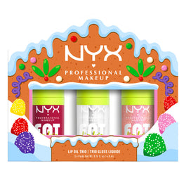 NYX Professional MakeUp Holiday Fat Oil Trio Kit zestaw olejków do ust 3x4.8ml
