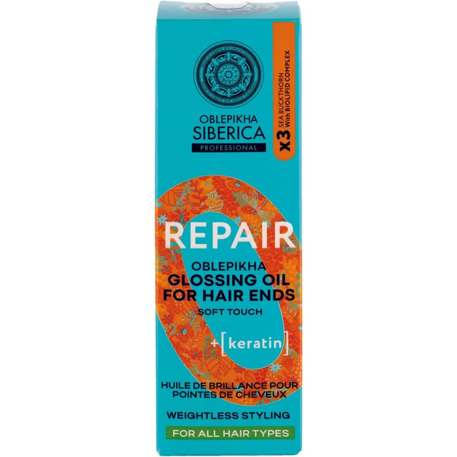 Natura Siberica Oblepikha Repair olejek nabłyszczający do końcówek włosów 50ml
