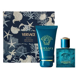 Versace Eros Pour Homme zestaw woda toaletowa spray 30ml + żel pod prysznic 50ml