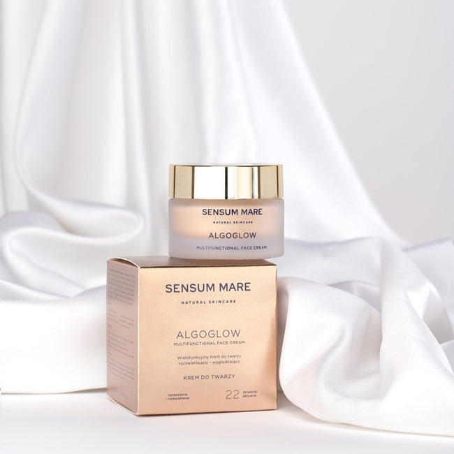 Sensum Mare Algoglow wielofunkcyjny krem do twarzy rozświetlająco-wygładzający 50ml