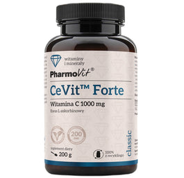 Pharmovit CeVit™ Forte Witamina C 1000mg suplement diety w proszku 200g